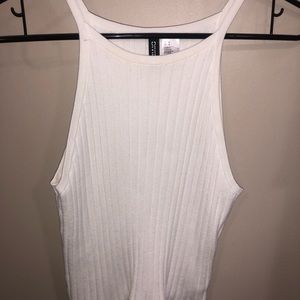 White Sleeveless top